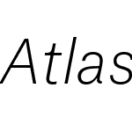 Atlas Grotesk