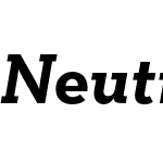 Neutraface Slab Text