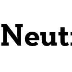 Neutraface Slab Text