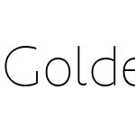 GoldenSans-Thin