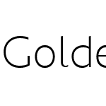 GoldenSans-UltraLight