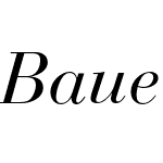 Bauer Bodoni Std