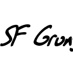 SF Grunge Sans