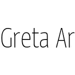 Greta Arabic Condensed AR + LT