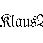 KlausBFraktur