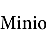 Minion Pro Caption