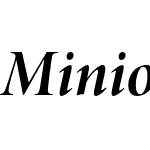 Minion Pro Display