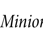 Minion Pro Subhead