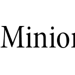 Minion Pro Subhead