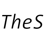 TheSansMono SemiCondensed