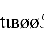 tiboo5font