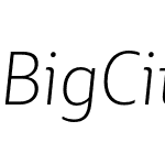 BigCity Grotesque Pro