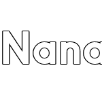 Nanami Rounded Outline