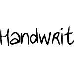 Handwritingfont