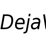 DejaVu Sans Condensed