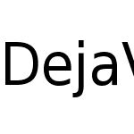 DejaVu Sans Condensed