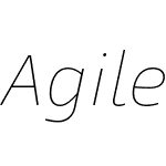 Agile Thin Italic
