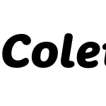 Colette Black Italic