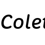 Colette Regular Italic