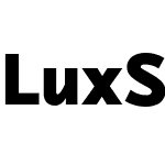 Lux Sans Black