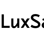 Lux Sans Medium