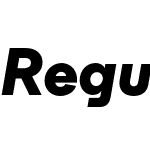 Regular Extrabold Italic