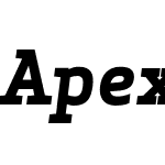 Apex Serif Bold Italic