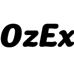 Oz Extrabold Italic