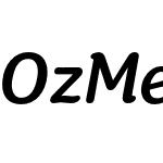 Oz Medium Italic