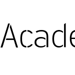 Academy Sans Stencil