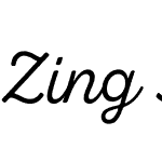 Zing Script Rust Regular