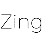 Zing Sans Rust Thin