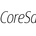 Core Sans N Condensed