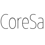 Core Sans N Condensed