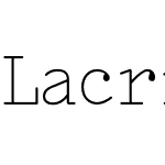 LacrimaMG-Serif