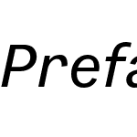 PrefaceItalic