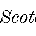 ScotchMicro-Italic