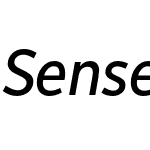 Sense-Italic