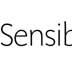 Sensibility-ExtraLight