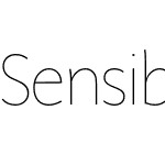 Sensibility-Thin