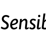 Sensibility-Italic