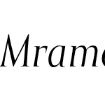 MramorPro-Italic