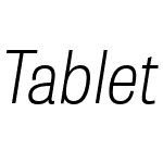 Tablet Gothic SemiCondensed Th