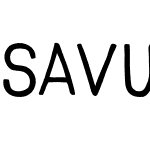 Savu-BoldCondensed Cond