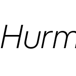 HurmeGeometricSans2-LightObl