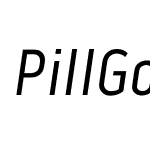 PillGothic300mg-Oblique