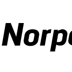 Norpeth ExtraBold Italic