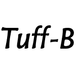 Tuff-BoldItalic