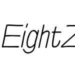 EightZetaItalic