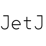 JetJaneMono-Thin